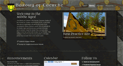 Desktop Screenshot of caerthe-sca.org
